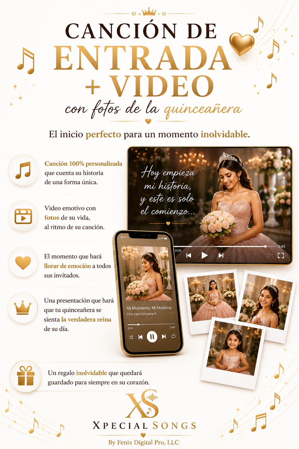 Canción de entrada + Video con fotos